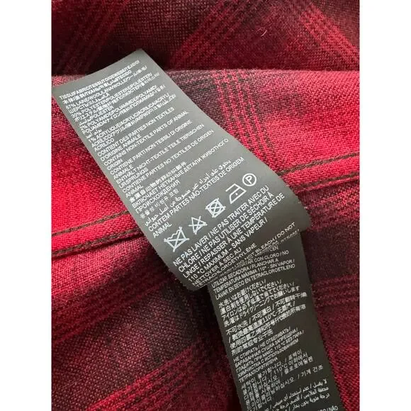 Saint Laurent Brushed Plaid Overshirt